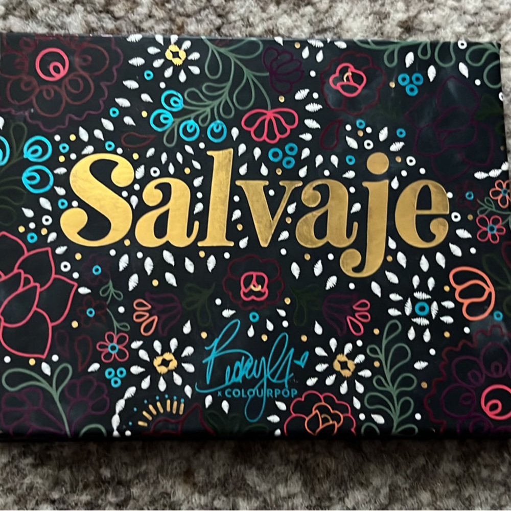 Salvaje by Colourpop, only one colour used & have since cleaned it out